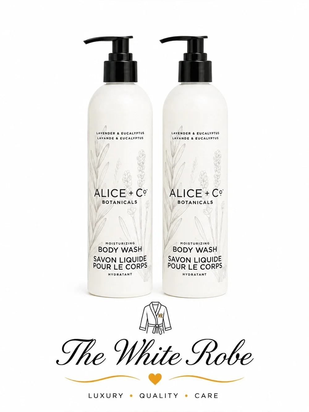 (2 PACK) BODY WASH ALICE+CO BOTANICALS 🪻LAVENDER🪻& EUCALYPTUS 354ml/12 fl.oz - Picture 1 of 6